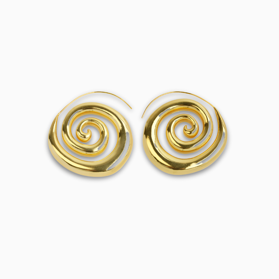 <tc>Luma Spirale Déclaration Boucles d'oreilles</tc>