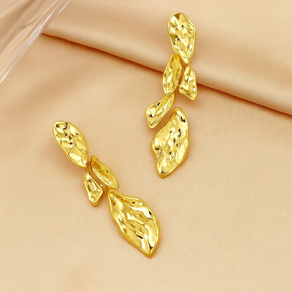 <tc>Luna En fusion Cascade Boucles d'oreilles</tc>