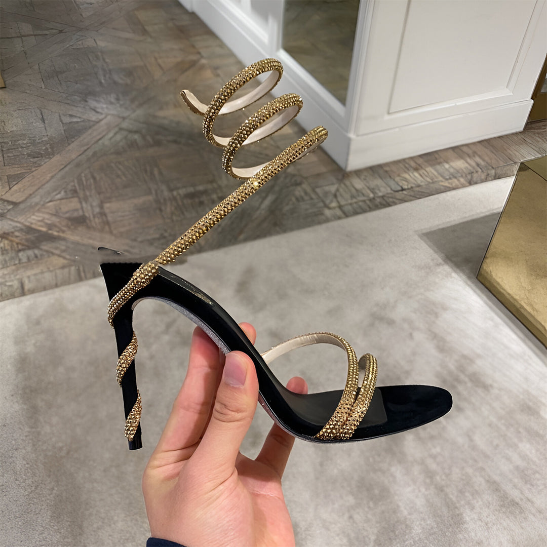 <tc>Escarpins à talons spiralés Octavia</tc>