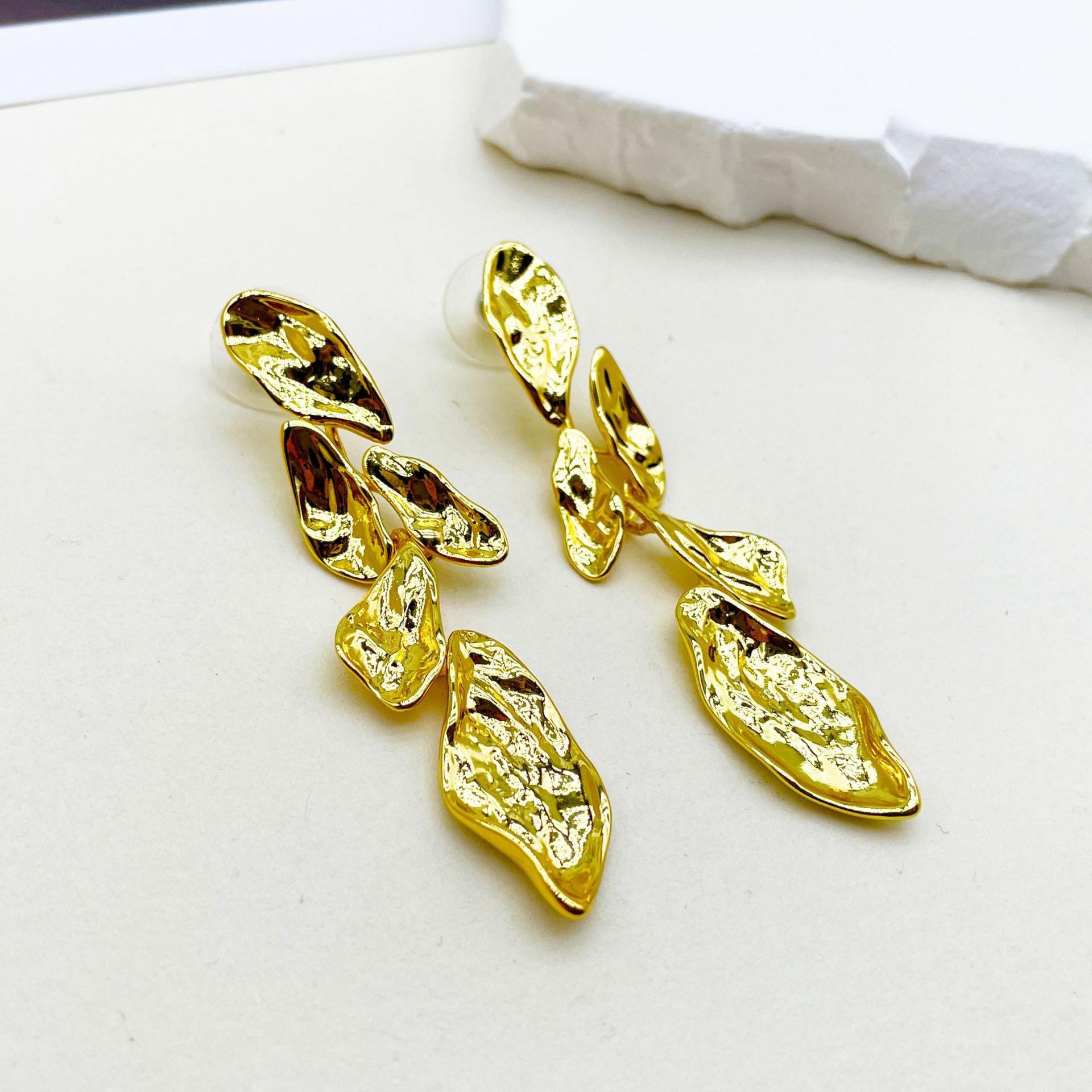<tc>Luna En fusion Cascade Boucles d'oreilles</tc>