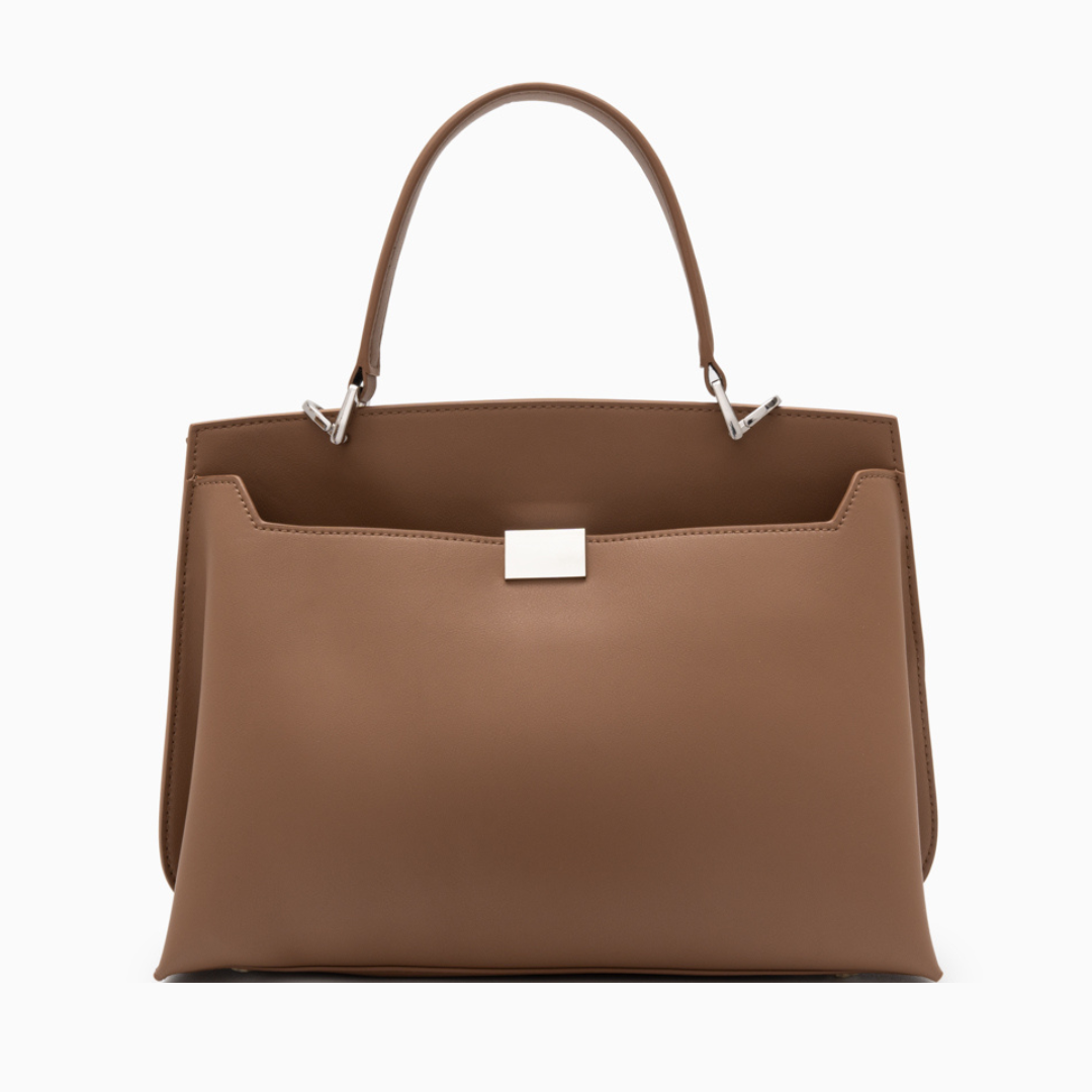 <tc>Fourre-tout en cuir souple structuré Dalphine</tc>