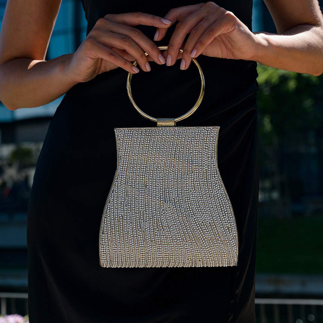 (CS) Sac à main Meghan Rhinestones