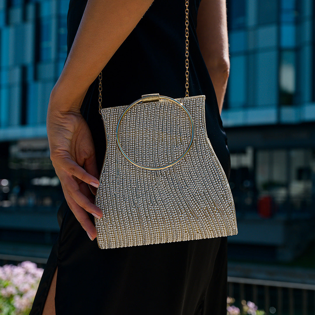 (CS) Sac à main Meghan Rhinestones