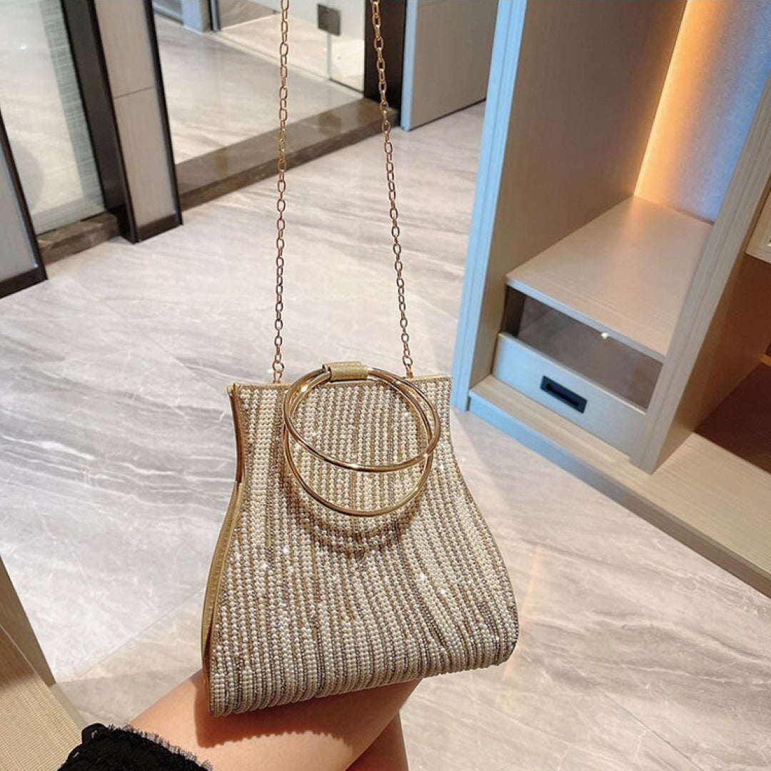 (CS) Sac à main Meghan Rhinestones
