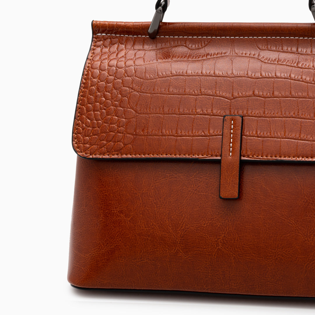 Kesha Croc Satchel