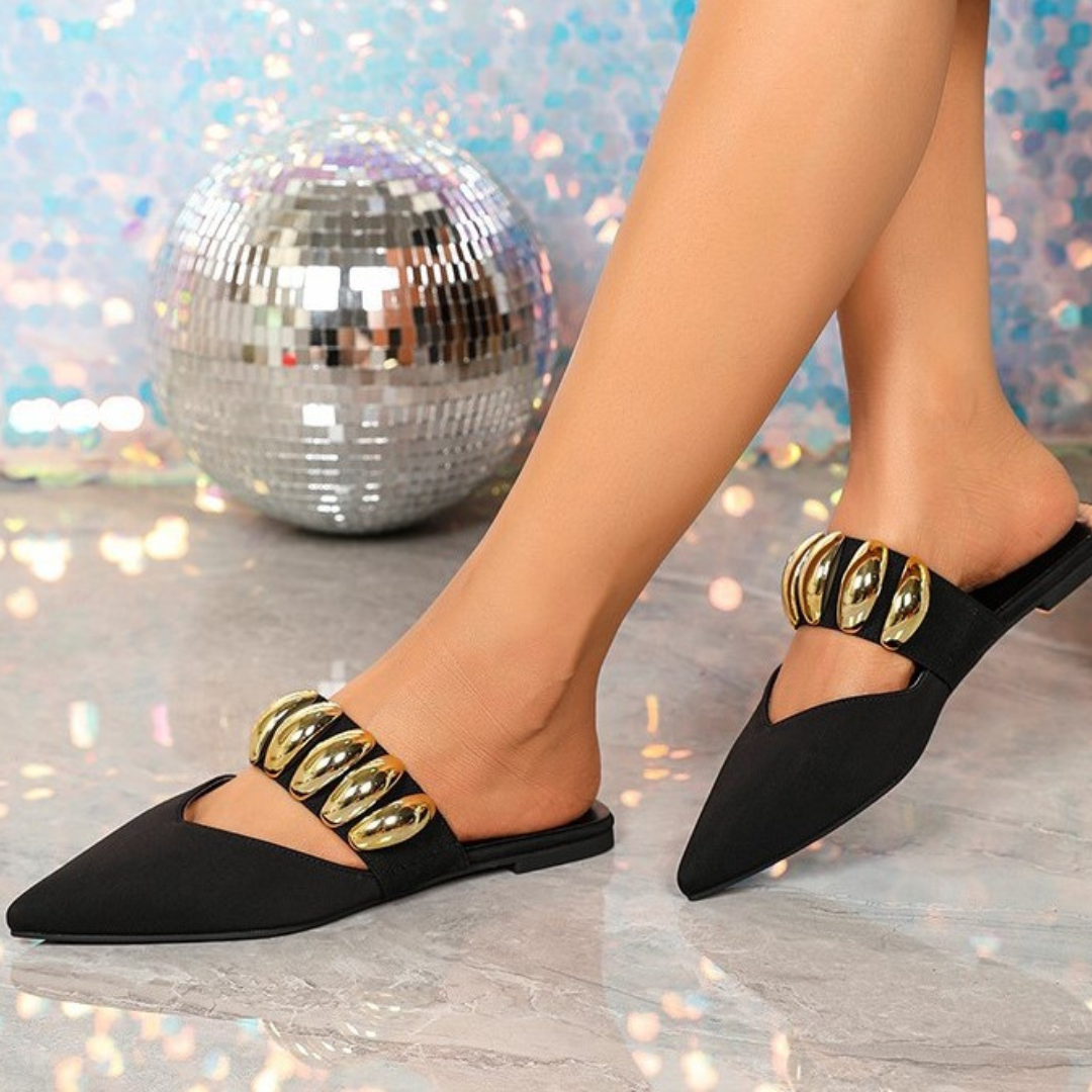 <tc>Mules à chaîne Daria</tc>