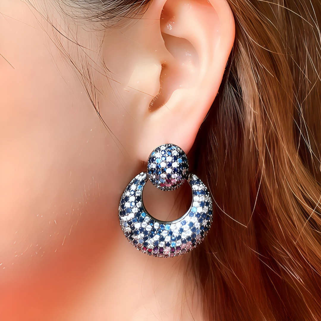 <tc>Astera Noirs Boucles d'oreilles</tc>