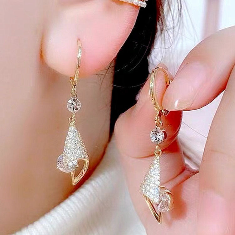 Boucles d'oreilles lustrées