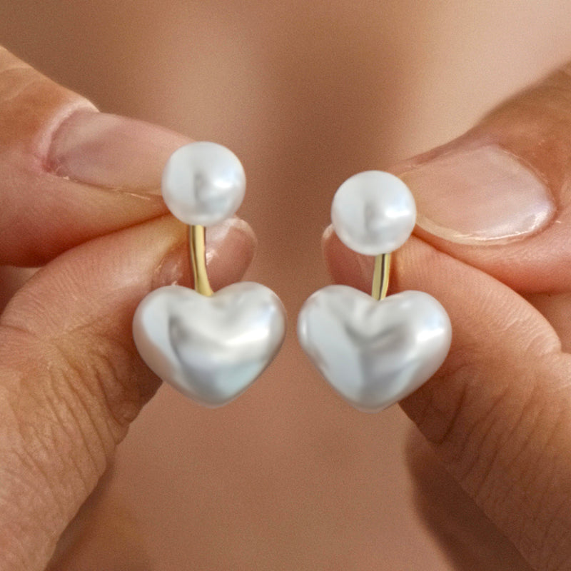 Boucles d'oreilles en perles Love