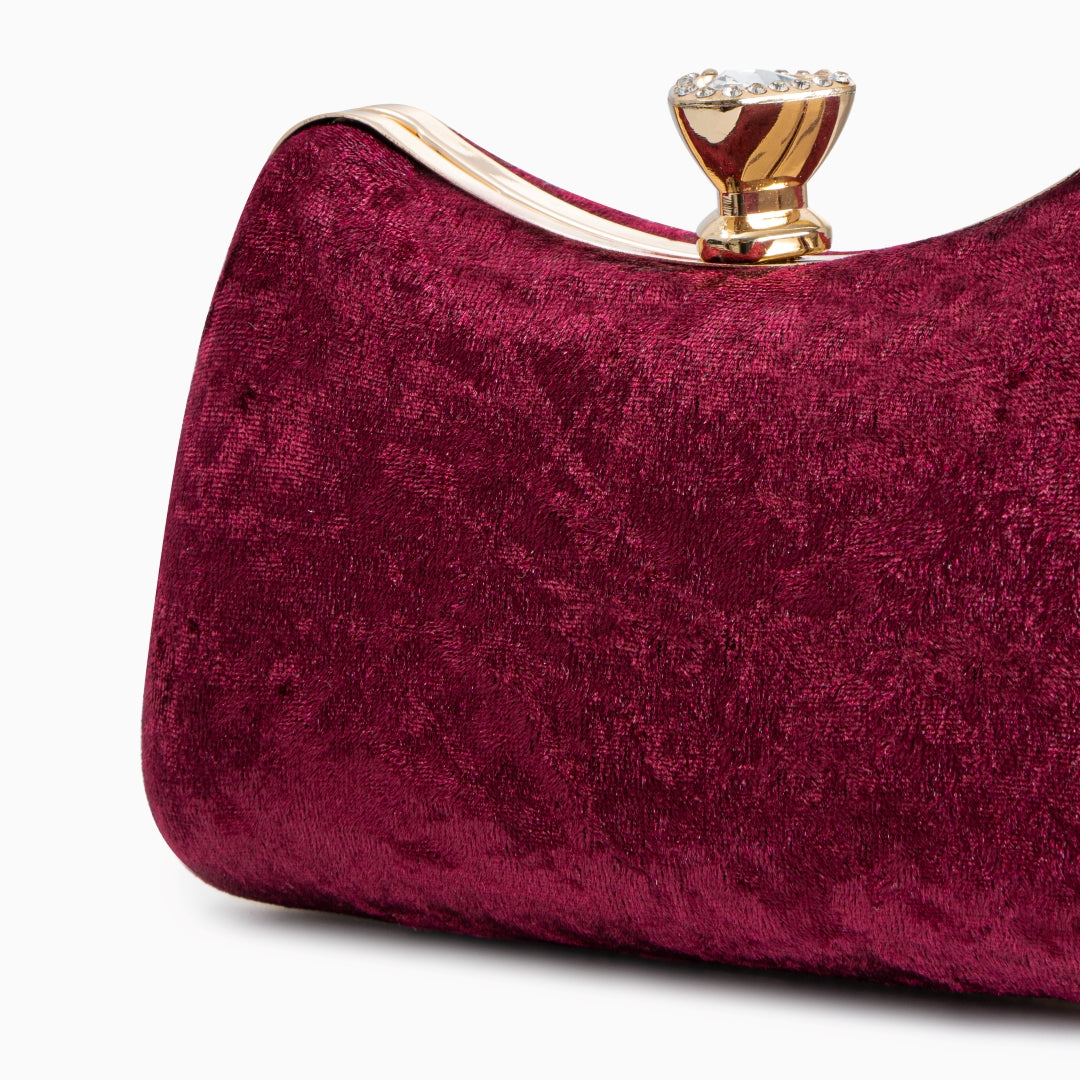 Pochette en velours