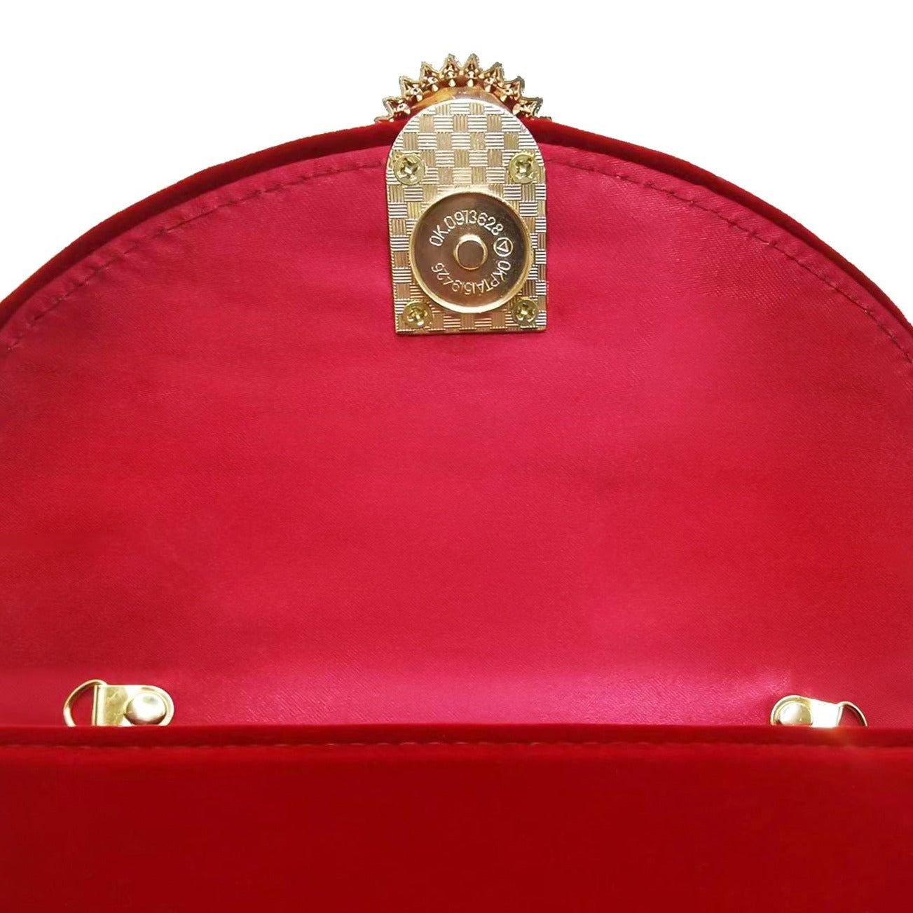 Sac à main en velours rouge Priscilla