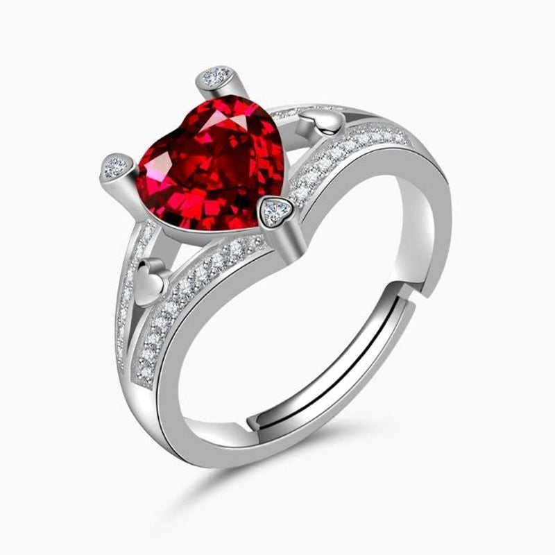 Bague coeur dévoué